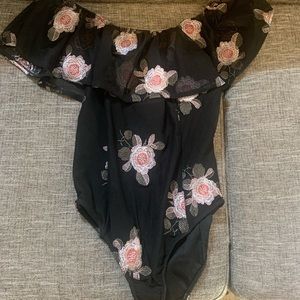 Band of Gypsies off the shoulder body suit